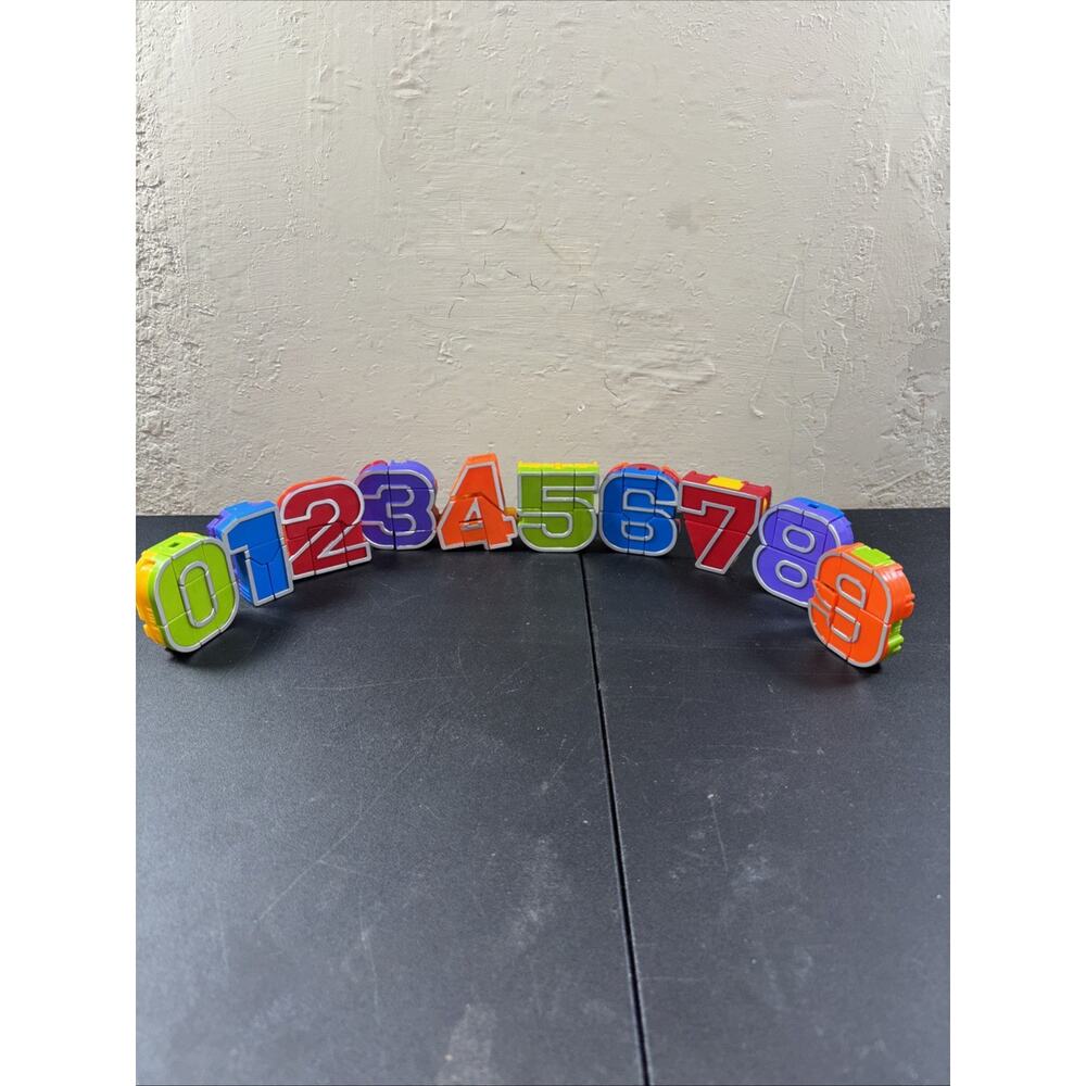 Number Bots Lakeshore Transforming Robot Numbers Alphabots Math Vintage Used
